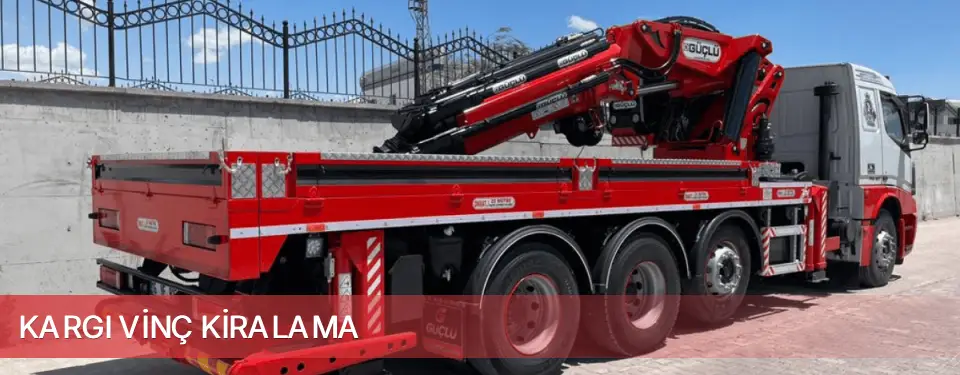 Kargı İlçemi Vinç Kiralama